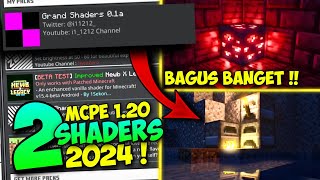 2024 2 Shader MCPE 120 KEREN 2024  Shader for mcpe 120  mcpe shader 120  Shaders minecraft [upl. by Steffin]