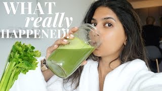 I drank CELERY JUICE for 7 Days and this is what happened [upl. by Cheslie566]