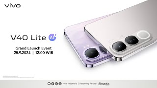 vivo V40 Lite Grand Launch  Lite It Up [upl. by Neiman]