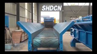 SHD WOOD CHIPPER test before shipping Diameter log 30cm [upl. by Einafit910]