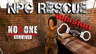 No One Survived Gameplay  SAVED My First NPC MARY From The BANDITS  Part 24 [upl. by Christin]