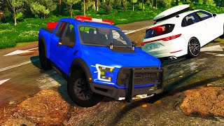 Cars vs Potholes 13  BeamNG DRIVE [upl. by Atterual]