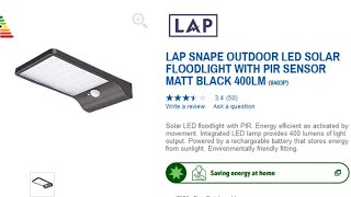 LAP Snape Solar Flood Light Refurb [upl. by Lonni705]