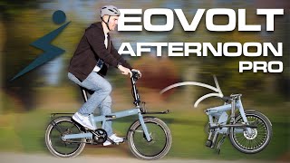 Test du Eovolt Afternoon Pro  le meilleur vélo pliant électrique [upl. by Terrell]