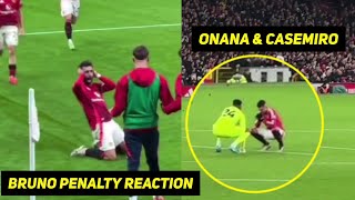 “Onana and Casemiro’s Cute Reaction to Bruno’s Penalty vs Chelsea” Man United [upl. by Thea]