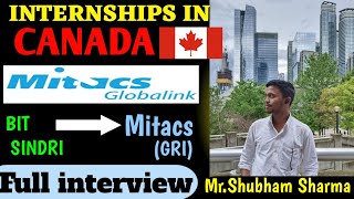 MITACS GLOBALINK INTERNSHIP 2024 CANADA BRIEF INTERVIEWELIGIBILTYSTIPENDPROCESSEXPERIENCE [upl. by Forester]