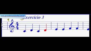 Partitura Exercicios Básicos de Leitura [upl. by Rotman194]