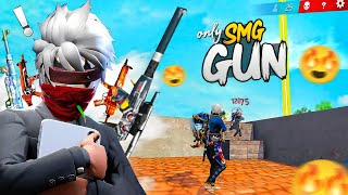 Only SMG Weapon Challenge 😲 Op 1 Vs 4 Gameplay 🤯 Free Fire [upl. by Eanal]