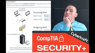 Securely Configuring Email Applications  CompTIA Security Performance Based Question 11 [upl. by Saunderson]