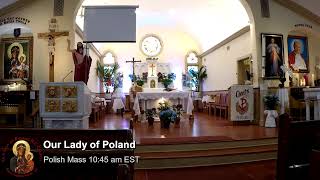 Polska Msza Live 1045 Polish Mass Live Southampton Nowy Jork 042521 [upl. by Basset]