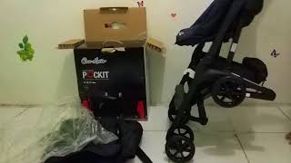 Unboxing stroller pockit CocoLatte gen 5 CL789  Urbini [upl. by Airt]