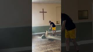 Pro Vs Floor Sanding Hire Machine 🥲 diy floorsanding [upl. by Sapienza469]