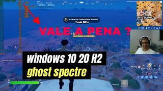 WINDOWS 10 GHOST SPECTRE  OTIMIZADO PARA PC FRACO E PC GAMER [upl. by Renita]