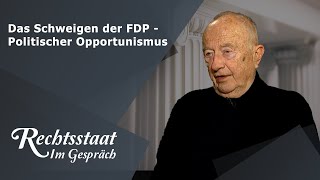 Das Schweigen der FDP  Politischer Opportunismus [upl. by Nodnnarb]