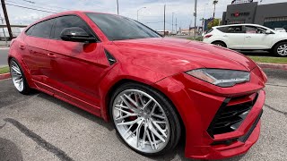 Widebody Lamborghini Urus Vegas Auto Gallery lamborghini Uruscarsautomobile lasvegas widebody [upl. by Nosyarg]