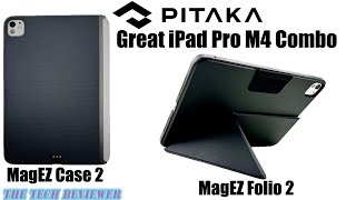 PITAKA MagEZ Case 2 amp MagEZ Folio 2 Great Aramid Fiber Case Combo for iPad Pro M4 2024 [upl. by Rior313]