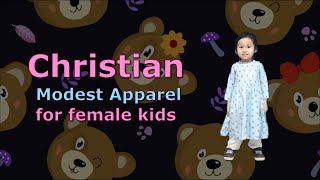 Christian Modest Apparel For Female Kids [upl. by Annehsat956]