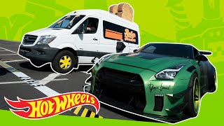 Building a LIFE SIZE Hot Wheels car  Fast Track  HotWheels [upl. by Harriman]