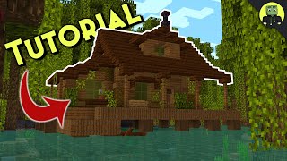 How To Build A Swamp House Perfect for the 119 Update Minecraft Tutorial [upl. by Acisej]