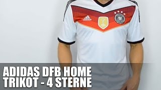 Deutschland Trikot mit 4 Sterne  Heim  Review [upl. by Estrin]