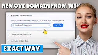 How to remove domain from wix 2024 [upl. by Gutow68]