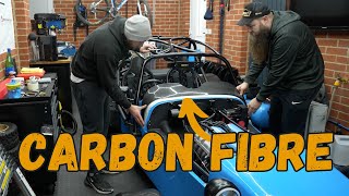 Fitting Carbon Fibre Aero Screen To A Kit Car [upl. by Clinton]