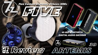 5DD？？ 半信半疑だったけど、やっぱり凄かった～！！ 「7HZ FIVE」  多機能 USB DAC amp BT Reciever「7HZ ARTEMIS39」Review [upl. by Lihcox]