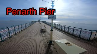 Penarth PierWales 4K Virtual Walk 🏴󠁧󠁢󠁷󠁬󠁳󠁿 [upl. by Aerdnad]