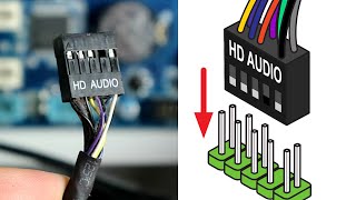 How to connect front panel audio to the motherboard [upl. by Blount632]