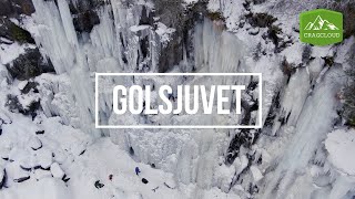 Golsjuvet in Hemseldal  ice climbing in Norway [upl. by Oakie]