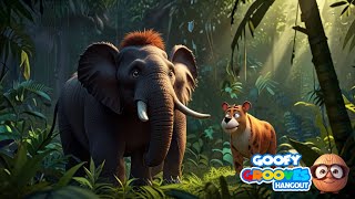 quotCounting Jungle Friends 🐘🐸  Educational Nursery Rhyme for Preschoolersquot [upl. by Haorbed]