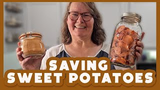 Dehydrating Sweet Potatoes 2 Ways [upl. by Nitsej]