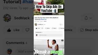 How To Skip Ads On YouTube 📲 howto skip ad ads shorts short [upl. by Oakes740]