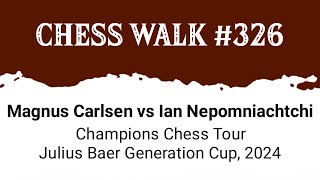 Magnus Carlsen vs Ian Nepomniachtchi • Champions Chess Tour  Julius Baer Generation Cup 2024 [upl. by Pascal]