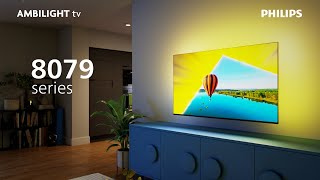 Philips 8079  LED  4K Ambilight TV  3 sided Ambilight [upl. by Assirral]