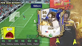 TOTY ICON PETR CECH IS AN AMAZING GK 95 RATED GK REVIEW FC MOBILE [upl. by Rasure471]