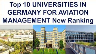 Top 10 UNIVERSITIES IN GERMANY FOR AVIATION MANAGEMENT UNDERGRADUATE New Ranking [upl. by Ylrebmek129]