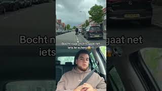 Bocht gaat fout 😂rijles rijlessen rijschool rijbewijs rijbewijstips rijbewijshalen fy foryou [upl. by Elish]