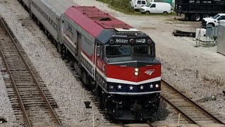 Railfanning at Rondout il [upl. by Whall]