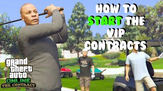 How To Start The VIP Contracts In The Agency GTA Online [upl. by Nigrom]