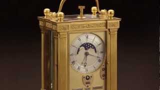 Breguet GiltBronze Carriage Clock with Calendar [upl. by Bachman894]