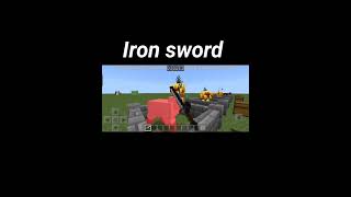 different types of sword to kill blaze part 2 how many time taken minecraft gaming gameplay [upl. by Vilma]