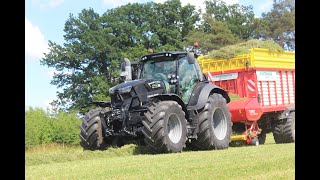 2 Schnitt 2022 Bei uns am Hof Deutz Fahr 7250 Black Warrior Pöttinger Europrofi Combiline [upl. by Einahpets]