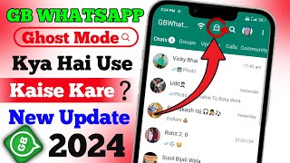 How to ghost mode on Gb WhatsApp  ghost Mode kya hai use kaise karen [upl. by Timi]