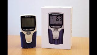 How to use BioHermes HbA1c 糖化血色素 glucose meter [upl. by Scales]