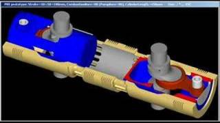 opposed piston engine animation pattakon [upl. by Atteiram986]