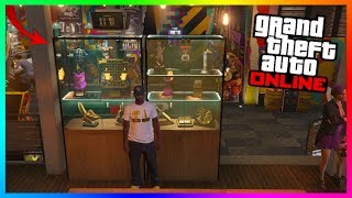 How To Get A COMPLETE Trophy Case EVERY Plushie amp ALL Unlocks At Your Arcade In GTA 5 Online [upl. by Michella]