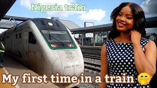 VLOG My first time in a train Ibadan to Lagos amp Lagos to Ibadan train experience Nigeria train [upl. by Elolcin]