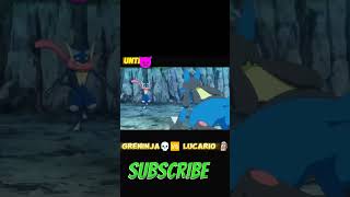 Greninja vs lucario normal green Ninja attitude status [upl. by Anaahs455]