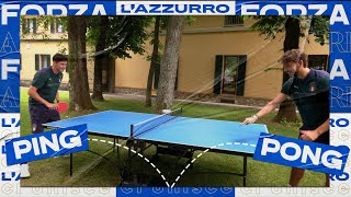 Locatelli vs Pessina a ping pong chi vincerà  EURO 2020 [upl. by Ileyan]